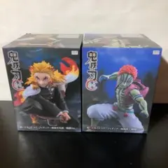 鬼滅の刃 ぬーどるストッパーフィギュア 猗窩座＆煉獄杏寿郎・戦闘Ver.