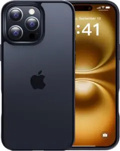 iPhone 16 Pro ケース 耐衝撃 マット仕上げ ストラップホール付き