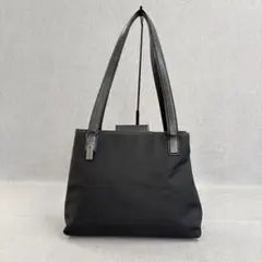 COACH コーチ ナイロンキャンバス ショルダーバッグ 斜め掛け ブラック