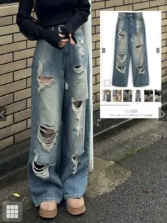 ダメージデニム デニム