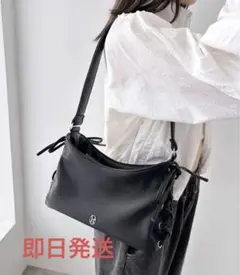 Heather レースアップショルダーbag