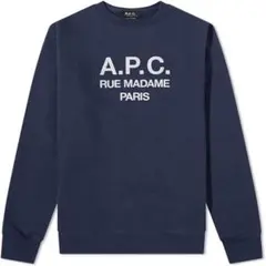 A.P.C.×JW ANDERSONコラボ刺繍ネイビースウェットLサイズ - メルカリ