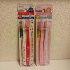 新品♥未使用♥スケーター　キティ＆マイメロディ　歯ブラシ　ふつう　2本入　セットのサムネイル