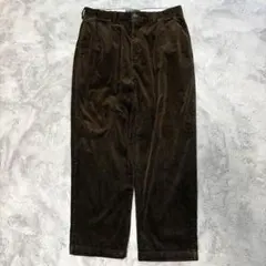 90s PolobyRalphLauren 2タックコーデュロイパンツ ブラウン