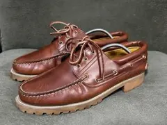 極美品 REGAL リーガル 3eye デッキシューズ レザー 本革 厚底 25 REGAL / リーガル ◇デッキシューズ/レザー/ブラウン/22cm 8038