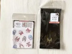 歌舞伎　松竹　隅取柄　メガネケース　眼鏡拭き　2種セット