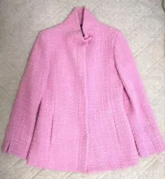 【美品】かわいいピンク色ジャケット　　AQUA FLORAL