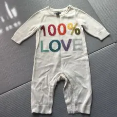 babygap 綿100％　ニットロンパース　60サイズ