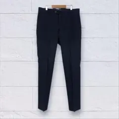 アーバンリサーチ ウールブレンド ストライプ スラックス 【L】 ネイビー