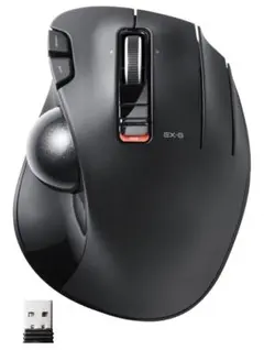 648エレコム ワイヤレス トラックボールマウス EX-G 握りの極み 6ボタン