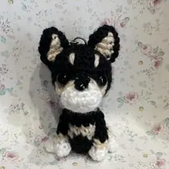 黒柴 あみぐるみ キーホルダーのサムネイル