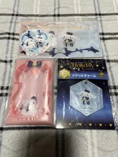 サンリオ　Happyくじ　E G H 賞　3点セット　シナモ　はなまるおばけ