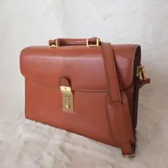 gianniverducci 2way ブリーフケース イタリア ブラウン 本革