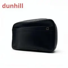 dunhill ダンヒル レザー クラッチバッグ セカンドバッグ ブラック
