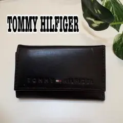 トミーヒルフィガー キーケース 6連 レザー 本革 ブラック 黒のサムネイル