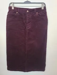 無印良品　コーデュロイスカート　M