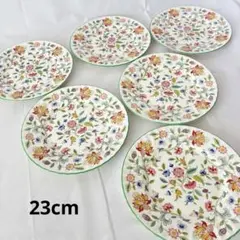 ミントン ハドンホール グリーン プレート 23cm 6枚セットのサムネイル