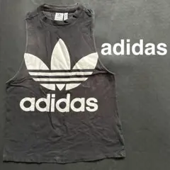adidas トレフォイル タンクトップ ブラック Lサイズのサムネイル