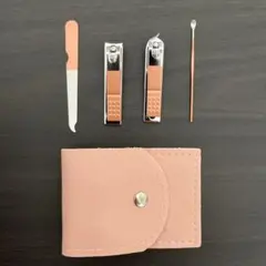 (新品) ネイルツール 4点セット ローズゴールド