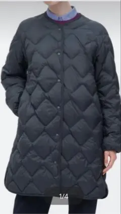 ユニクロ　ウルトラライトダウンリラックスコート　ダークグリーンM