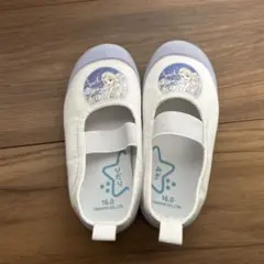 アナと雪の女王 エルサ 上履き シューズ 室内ばき 16cm