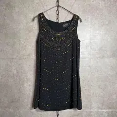 ★L.vintage LE CIEL BLEU スタッズ ワンピース グランジのサムネイル