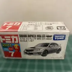 絶版・廃盤】トミカ 7 スバル インプレッサWRX STI 4door - メルカリ