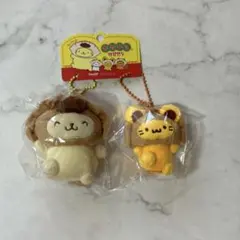 ポムポムプリン 餃子 マスコットキーホルダー 韓国ポップアップ　スコーン