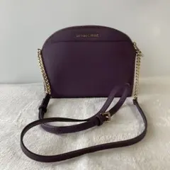 MICHAEL KORS パープル ショルダーバッグ　マイケルコース