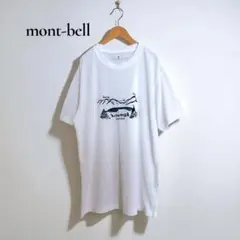 モンベル【M】Tシャツ ご当地限定　みくりが池温泉半袖 アウトドア　b300