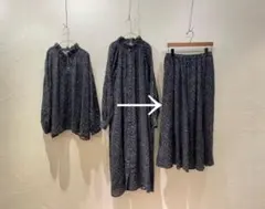 nest robe 未使用　オールドフラワープリントマーメイドスカートのサムネイル
