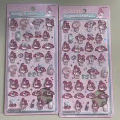 My Melody マイメロディ ボンボンドロップ ステッカー 2パック
