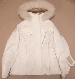 ellesseホワイト スキースノーボードウェア /レディースジャケットMサイズ