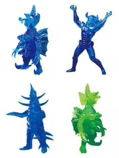 ロードラ2個、ジャッカル大魔王、ガロン　4体セット　HGソリッド 円谷プロ壱