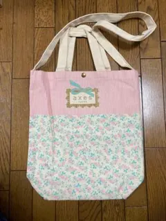 axes femme ノベルティ 2way トートバッグ ショルダーバッグ 花柄