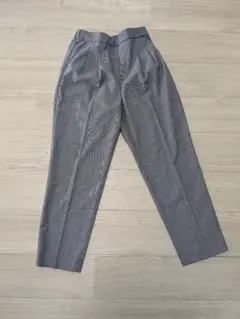ウツクシルエットテーパードパンツ　グレーヘリンボン　Ｍ グローバルワーク
