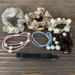 ヘアアクセサリーセット　パール付き