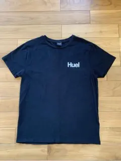 Huel ロゴプリント Tシャツ ブラック Lサイズ