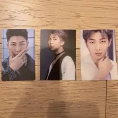 BTS RM トレーディングカード 3枚セット　ベスト　proof