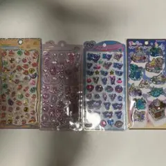 うるちゅるシールナカムラくん・ボンボンドロップシールガーリーぼんぼん他4点セット