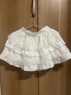 GRL フリル ホワイトミニスカート