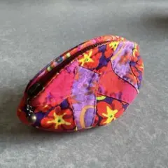 カラフルパッチワーク　小銭入れ　コインケース　小さなポーチ　ハンドメイド　送料込