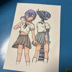 手描きイラスト チェンソーマン レゼ ファンアート