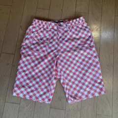 le coq sportif GOLF ハーフ パンツ M オレンジ/ホワイト
