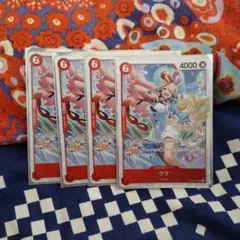 ワンピースカード　ウタSR　4枚セット