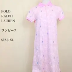 POLO RALPH LAUREN ワンピース　ポロドレス　ギンガム　ポニー