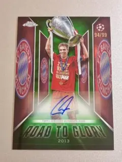 Topps Chrome Franck Ribéry 直筆サインカード - メルカリ