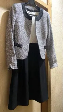ツイードジャケットとワンピースのセット♡入学式♡卒業式♡結婚式♡フォーマル