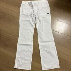 adidas レディース ゴルフパンツ ホワイト　L
