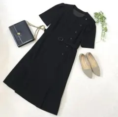東京スタイル　ワンピース　ブラック　ブラックフォーマル